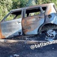 Encuentran guagua quemada en Aibonito que supuestamente usaron sicarios en Guayama