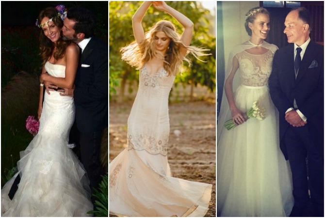 vestidos de novia: así se han casado nuestras famosas | nueva mujer