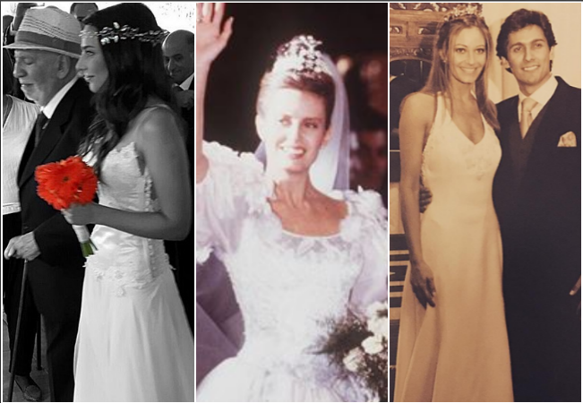 los vestidos de novia de las famosas chilenas | nueva mujer